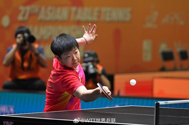 亚锦赛国乒女团3-0中国香港进决赛 静待印度日本